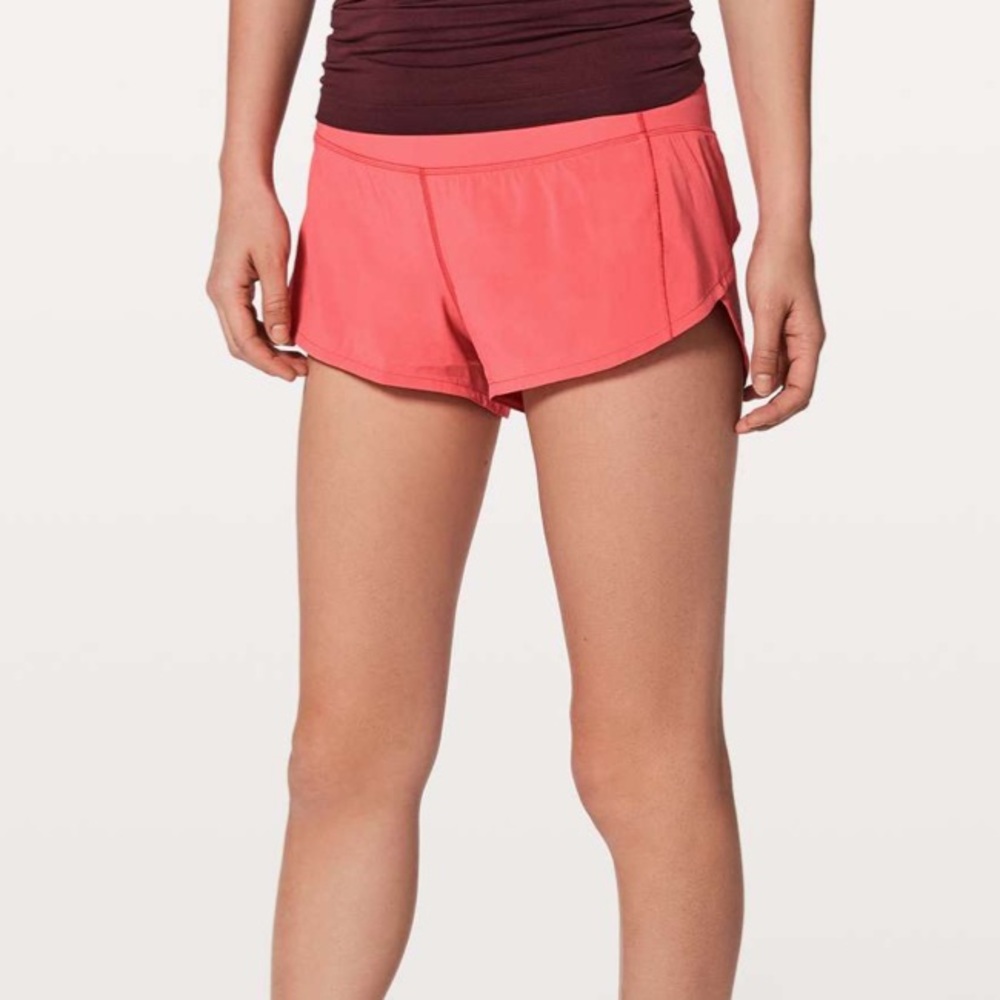 Lululemon Speed Up Short 2.5 Vermillion
